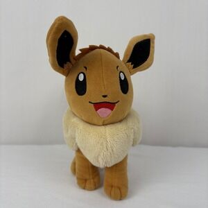 Pokemon Eevee Standing Plush Stuffed Animal Toy‎ Wicked Cool Toys Brown Cream